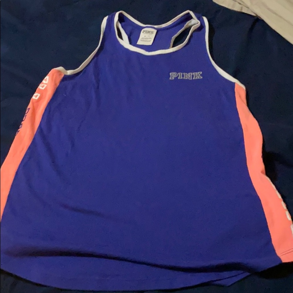 PINK Razor back Top